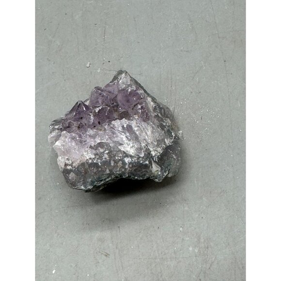 Raw Amethyst & Green Quartz Crystal Mineral Specimen For Collectors Display READ - Picture 8 of 9